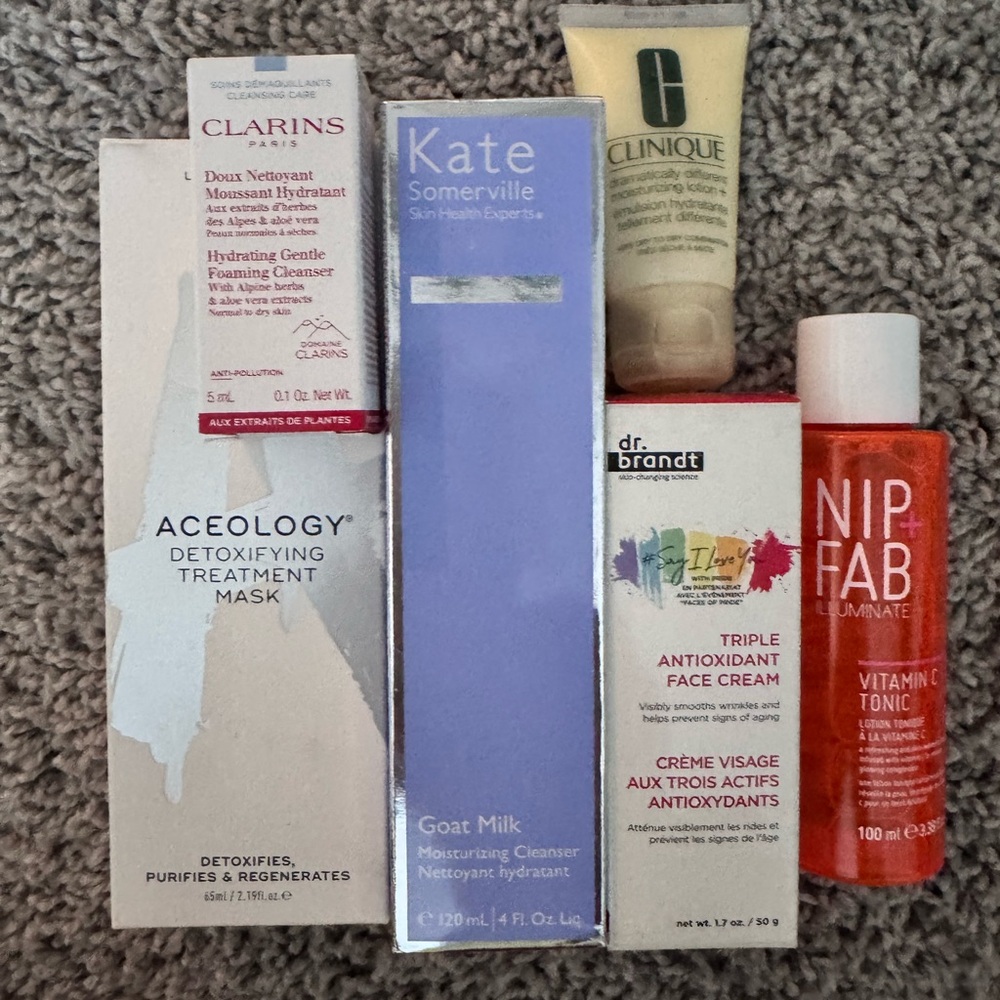 Kate Somerville, Dr. Brandt, Aceology, NIP+FAB